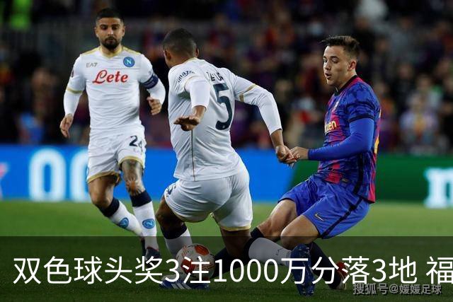 双色球头奖3注1000万分落3地 福运奖913万注